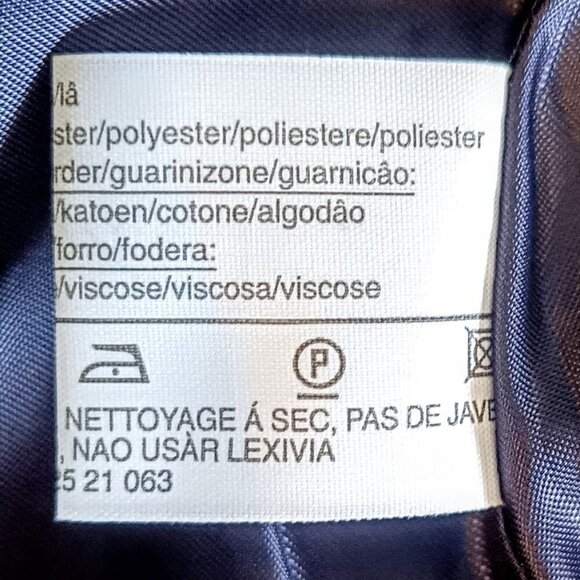 Louis Feraud Brown Blue Tweed Velvet Blazer - Picture 7 of 7